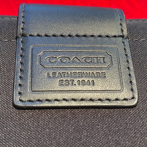 Coach Bags Coach Computer Sleeve Black Nylon Leather Poshmark